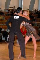Emanuele Maresca & Olga Fadejeva at Latvia Open 2007