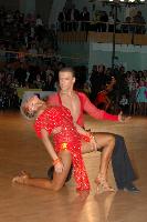 Yevgen Kashkovskyy & Anna Matus at Latvia Open 2007