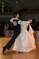 Nils Jugans & Juliana Gordimova at Latvia Open 2007