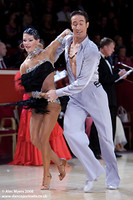 Massimo Arcolin & Jenny Bonfiglio at International Championships 2008