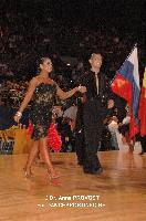 Zsolt Sandor Cseke & Judit Karajos at Marseille IDSF Open and European Latin Championship