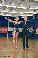 Dmitriy Pugachev & Ulyana Fomenko at Austrian Open Championships 2005