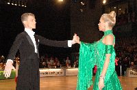 Egor Dulebenets & Aleksandra Samorodskaya at IDSF World Standard Championships