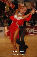 Cristian Bertini & Lucia Bertini at WDC World Professional Latin Championships