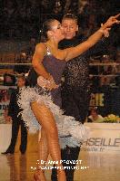 Konstantin Gorodilov & Yuliya Krepchuk at Marseille IDSF Open and European Latin Championship