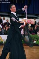 Eldar Dzhafarov & Anna Sazina at Austrian Open Championships 2005