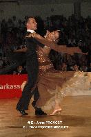 Marco Cavallaro & Letizia Ingrosso at 2012 WDSF EUROPEAN DanceSport Championships Standard