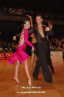Edgaras Baltaragis & Evelina Kalkauskaite at German Open Championships 2009