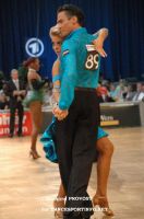 Martino Zanibellato & Michelle Abildtrup at IDSF World Latin Championships