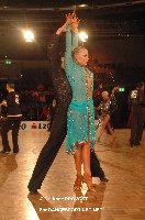Martino Zanibellato & Michelle Abildtrup at IDSF European Latin Championship 2009