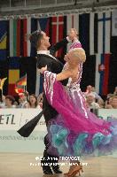 Emanuel Valeri & Tania Kehlet at 2012 WDSF EUROPEAN DanceSport Championships Standard