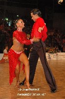 Andrea Silvestri & Martina Váradi at IDSF European Latin Championship 2009