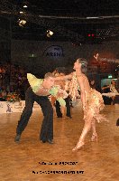 Niels Didden & Gwyneth Van Rijn at IDSF European Latin Championship 2009