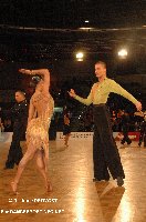 Niels Didden & Gwyneth Van Rijn at IDSF European Latin Championship 2009