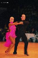 Igor Volkov & Ella Ivanova at WDDSC World Professional Latin Championships 2005