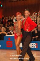 Zoran Plohl & Tatsiana Lahvinovich at Goldstadtpokal 2007