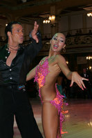 Andrius Kandelis & Elena Zverevshchikova at Blackpool Dance Festival 2011