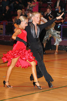 Christoffer Höjmark Thomsen & Sandra Overballe Pedersen at International Championships 2011