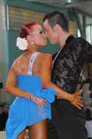 Manuel Frighetto & Karin Rooba at World Amateur Latin Championships