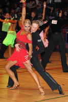Evgueni Chaoulski & Sara Schilling at International Championships 2011