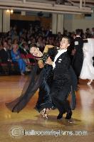 Marat Gimaev & Alina Basyuk at Blackpool Dance Festival 2006