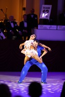 Denis Tagintsev & Ekaterina Krysanova at Blackpool Dance Festival 2019