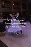 Christopher Millward & Victoria Bennett at Blackpool Dance Festival 2014