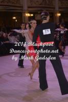Oleg Gyliuk & Irina Gyliuk at Blackpool Dance Festival 2014