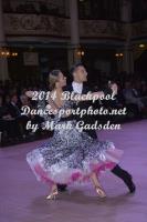 Nikolay Govorov & Evgeniya Tolstaya at Blackpool Dance Festival 2014