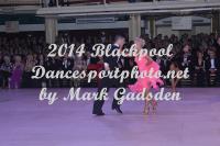 Jurij Batagelj & Jagoda Batagelj at Blackpool Dance Festival 2014