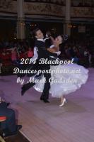 Lloyd Perry & Rebecca Scott at Blackpool Dance Festival 2014