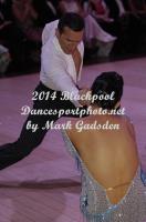 Andrej Skufca & Melinda Torokgyorgy at Blackpool Dance Festival 2014
