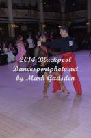 Ryan Mcshane & Ksenia Zsikhotska at Blackpool Dance Festival 2014