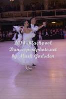 Victor Fung & Anastasia Muravyova at Blackpool Dance Festival 2014