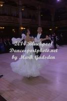 Victor Fung & Anastasia Muravyova at Blackpool Dance Festival 2014