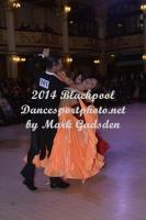 David Moretti & Francesca Sfascia at Blackpool Dance Festival 2014