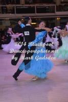 Richard Tonizzo & Claire Hansen at Blackpool Dance Festival 2014