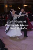 Eldar Dzhafarov & Anna Sazina at Blackpool Dance Festival 2014