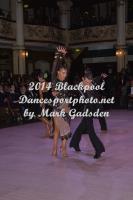 Maksim Bodnar & Elisaveta Vnuchkova at Blackpool Dance Festival 2014