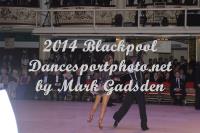 Maksim Bodnar & Elisaveta Vnuchkova at Blackpool Dance Festival 2014