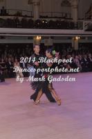 Ruslan Khisamutdinov & Elena Rabinovich at Blackpool Dance Festival 2014