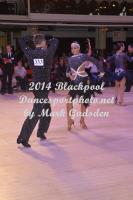 Benjamin Jones & Amy Dowden at Blackpool Dance Festival 2014