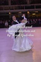 Andrea Ghigiarelli & Sara Andracchio at Blackpool Dance Festival 2014