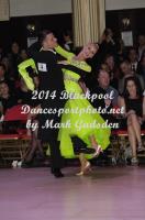 Andrea Zaramella & Kristie Simmonds at Blackpool Dance Festival 2014