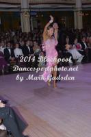 Ilia Russo & Oxana Lebedew at Blackpool Dance Festival 2014