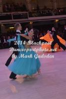 Gustaf Lundin & Valentina Oseledko at Blackpool Dance Festival 2014
