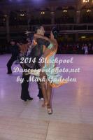 Denys Samson & Yuliya Nikitenko at Blackpool Dance Festival 2014