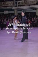 Gunnar Gunnarsson & Marika Doshoris at Blackpool Dance Festival 2014