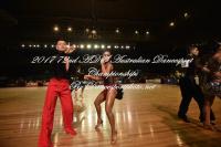 Arthur Tan & Claudia Geils at ADS Australian Dancesport Championship 2017
