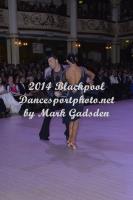 Stefano Di Filippo & Daria Chesnokova at Blackpool Dance Festival 2014